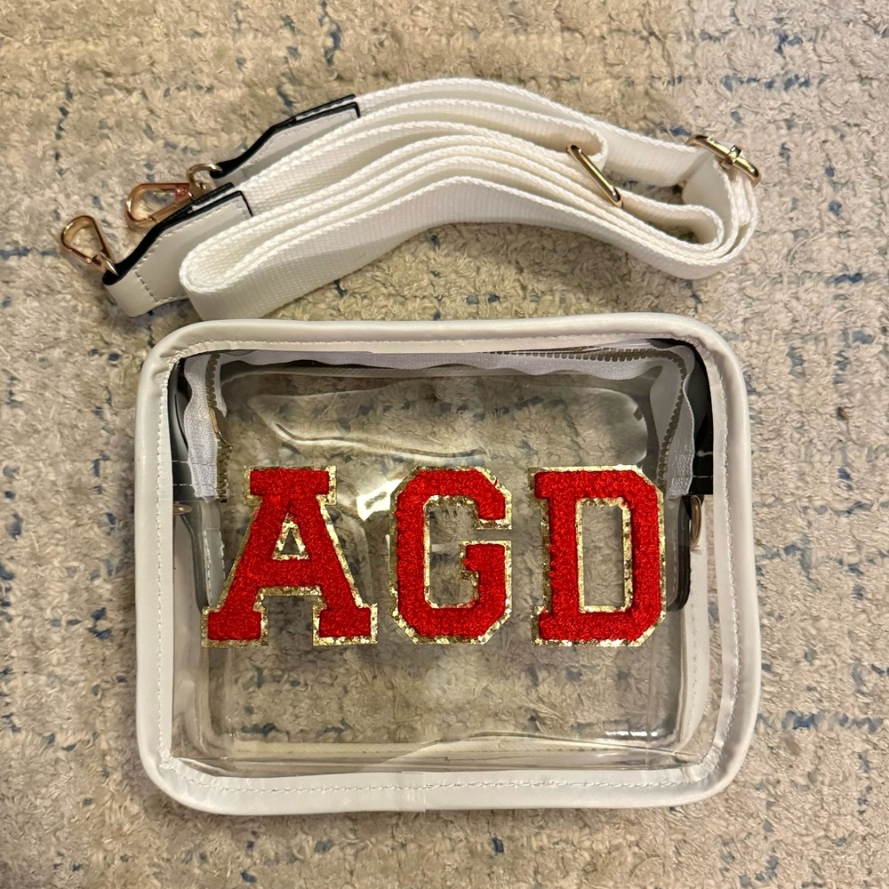 Clear crossbody bag